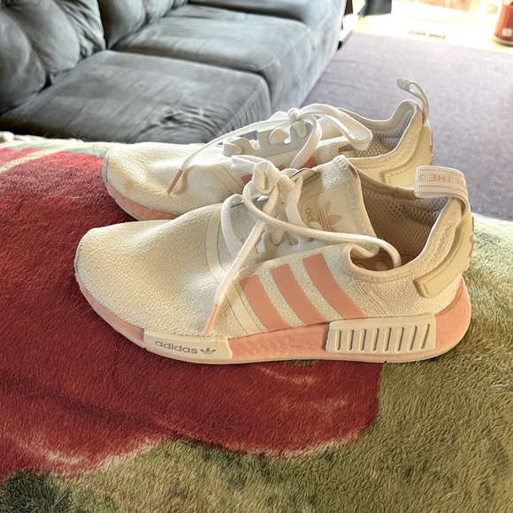 Adidas pink and white sneakers - Picture 1 of 3